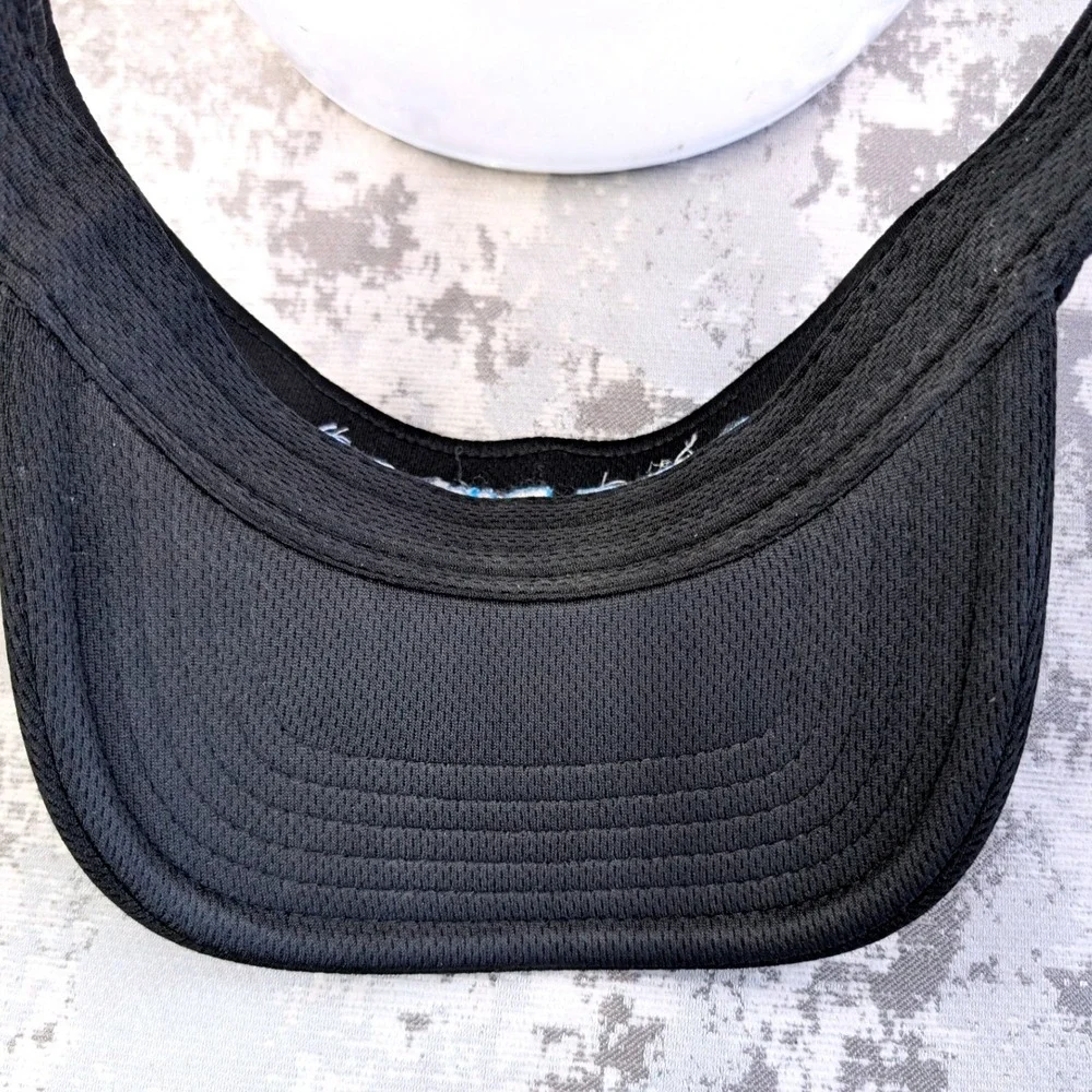 Dirt Divas Embroidered Black Mesh Athletic Visor Adjustable‎ Sun Hat Womens